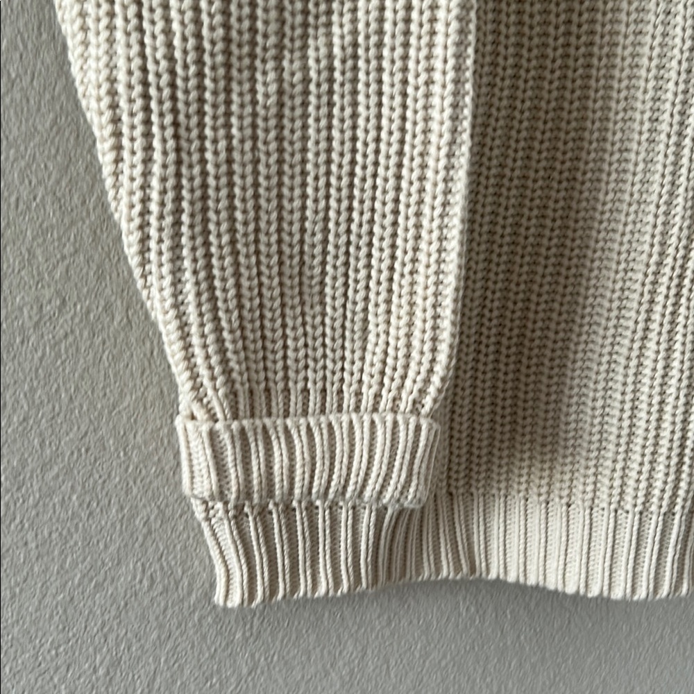 Cotton Ribbed Sweater - Picture 3 of 5